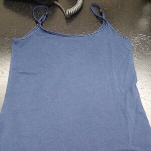 Time and Tru Navy Blue Ladies Tank Top Size XS (0-2)